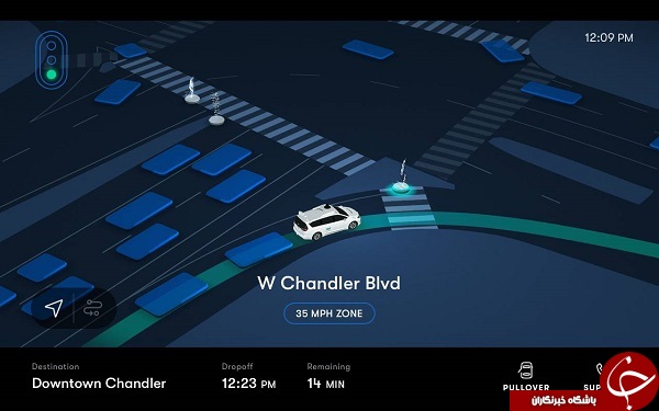 خودروهای خودران باید با دستور پلیس متوقف شود /دپویی